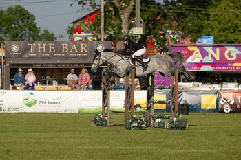 Nicole Lockhead Anderson speeds to a win in the British Horse Feeds Speedi-Beet HOYS grade C Qualifier at South of England